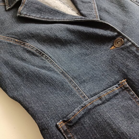 Contrast Jeans Denim Jacket - Picture 5 of 16